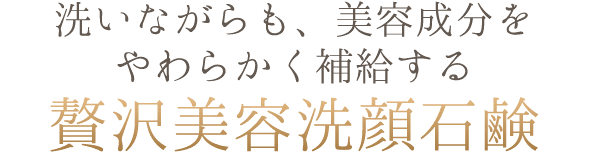 贅沢美容洗顔石鹸 クリスタル石鹸